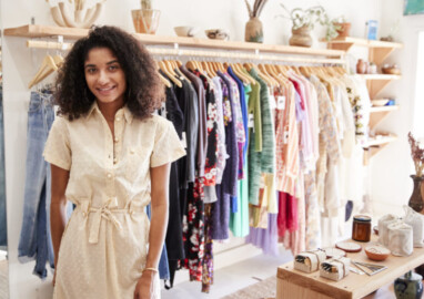 Portrait Of Female Owner Of Independent Clothing And Gift Store